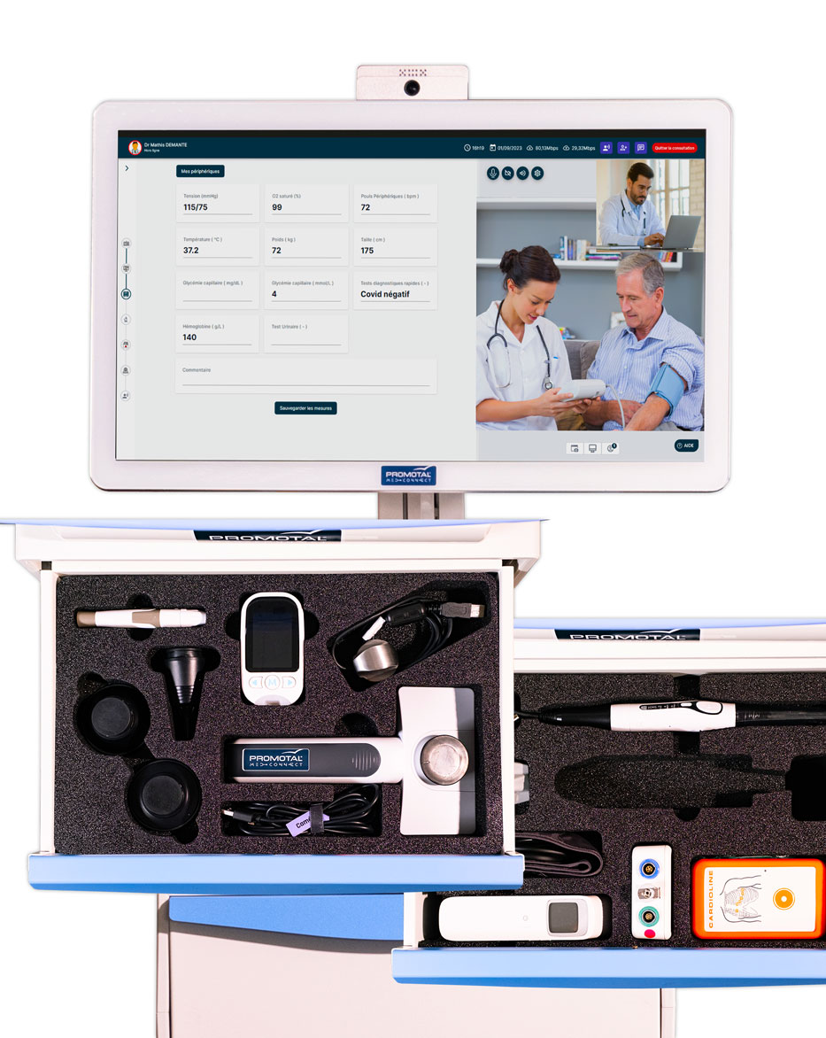 Promotal MedConnect telehealth cart