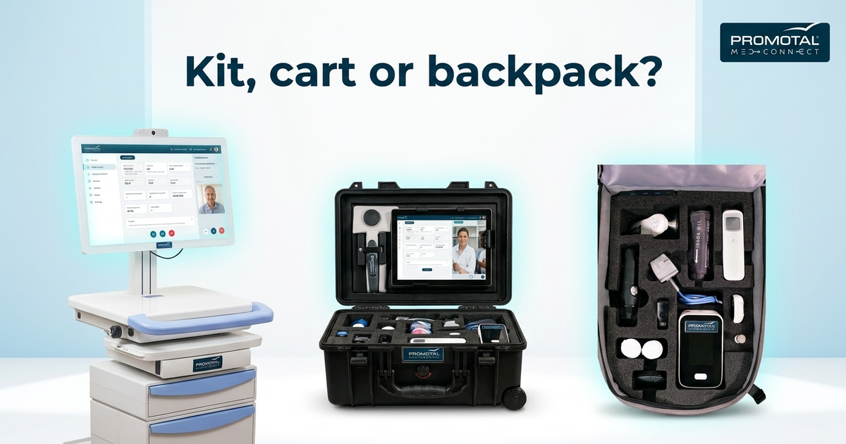 Telehealth Kit vs. Telehealth Cart vs. Backpack: Which Configuration Does Your Team Actually Need?