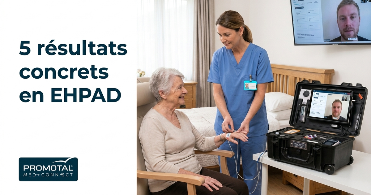 La télémédecine en EHPAD : 5 résultats concrets des déploiements de 2026